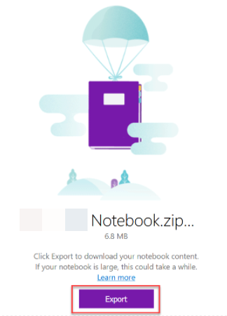- Export your OneNote digital notebook - IT Portal