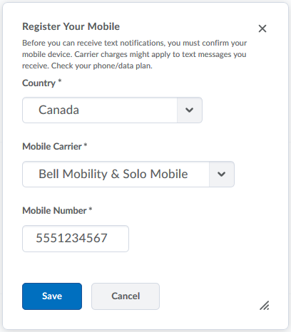 set up mobile carrier