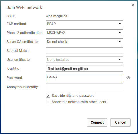 Join WiFi